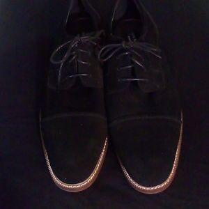 Carlo Morandi Men's Black Suede Loafers Size 11